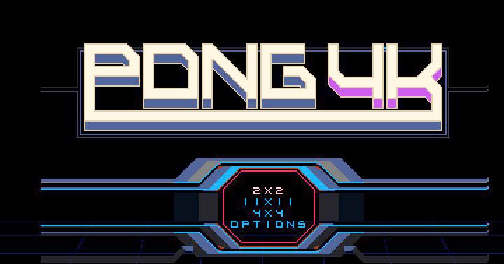 Experience Retro Fun with ‘PoNG4K’ for Amiga CD32 | Engaging Multiplayer Pong Game